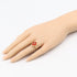 Vintage Alhambra Ring 18K Yellow Gold and Carnelian