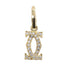 Necklace 18K Yellow Gold with Diamond