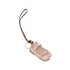 Charm Leather Brown and Pink Handbag Charm