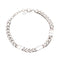 Chain Link Bracelet Metal Silver