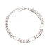 Chain Link Bracelet Metal Silver