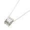 B.Zero1 Pendant Necklace 18K White Gold