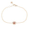 Charm Bracelet 18K Rose Gold With Ruby