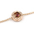 Charm Bracelet 18K Rose Gold With Ruby