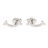 T Smile Mini Pendant Necklace 18K White Gold Earrings 18K White Gold