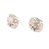CC Logo Circle Clip-On Earrings Silver-Tone Metal Silver-Tone Metal