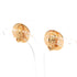 Earrings Gold-Tone Metal
