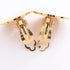Earrings Gold-Tone Metal