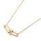 Hard Hardware Pendant Necklace 18K Rose Gold