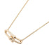 Hard Hardware Pendant Necklace 18K Rose Gold