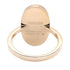 Chaine d'Ancre Verso Ring Ceramic and 18K Rose Gold with Diamond