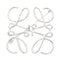 Anagram Brooch Silver Metal