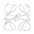 Anagram Brooch Silver Metal