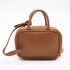 Charm Brown Leather Handbag Charm