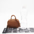 Charm Brown Leather Handbag Charm