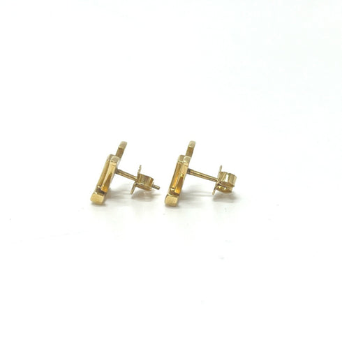 Earrings Gold-Tone Metal