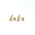 Earrings Gold-Tone Metal