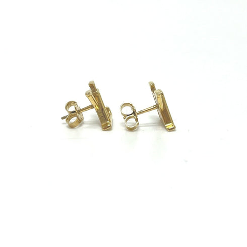 Earrings Gold-Tone Metal