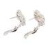 Vintage Alhambra Earrings Sterling Silver and 18K White Gold 18K White Gold