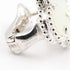 Vintage Alhambra Earrings Sterling Silver and 18K White Gold 18K White Gold