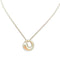 Eternal Circle Pendant Necklace Sterling Silver