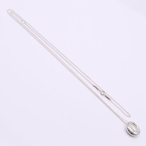 Eternal Circle Pendant Necklace Sterling Silver