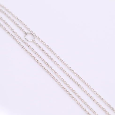 Eternal Circle Pendant Necklace Sterling Silver