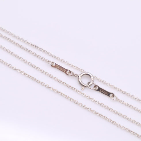 Eternal Circle Pendant Necklace Sterling Silver