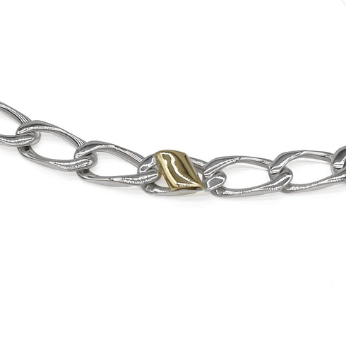 Charm Bracelet 18K Gold and Sterling Silver