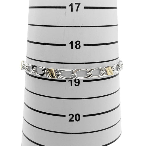Charm Bracelet 18K Gold and Sterling Silver