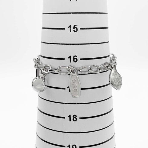 1837 Element 5 Charm Bracelet Sterling Silver