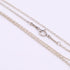 Open Heart Pendant Necklace Sterling Silver 25mm