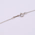 Bean Pendant Necklace Sterling Silver 8mm