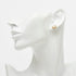 Earrings Gold and Beige Plated