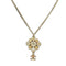 CC Logo Pendant Necklace Sterling Silver