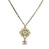 CC Logo Pendant Necklace Sterling Silver