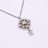 CC Logo Pendant Necklace Sterling Silver