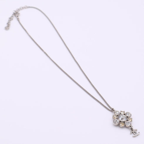 CC Logo Pendant Necklace Sterling Silver