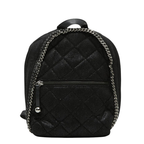 Falabella Front Zip Backpack Quilted Shaggy Deer Mini