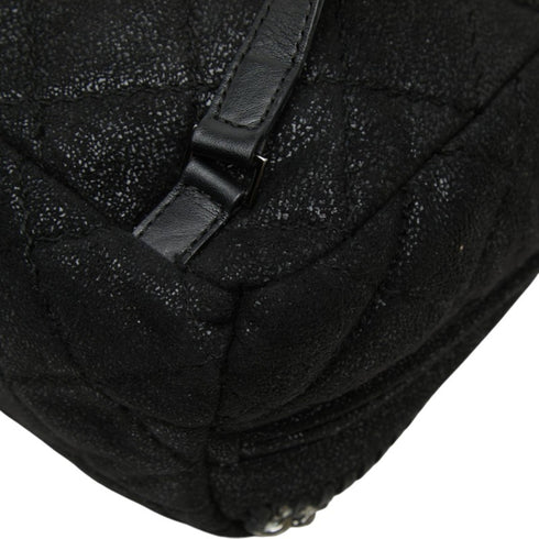 Falabella Front Zip Backpack Quilted Shaggy Deer Mini
