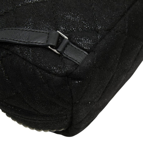Falabella Front Zip Backpack Quilted Shaggy Deer Mini