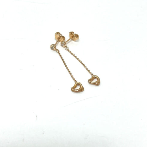 Open Heart Earrings 18K Rose Gold 18K Rose Gold