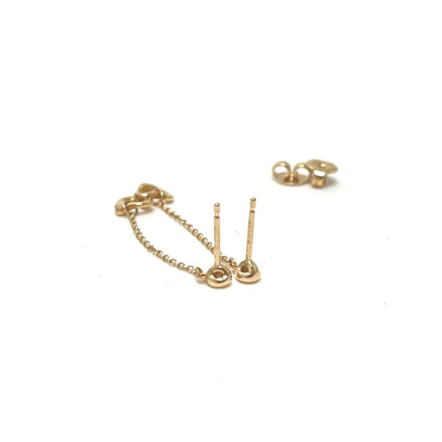 Open Heart Earrings 18K Rose Gold 18K Rose Gold