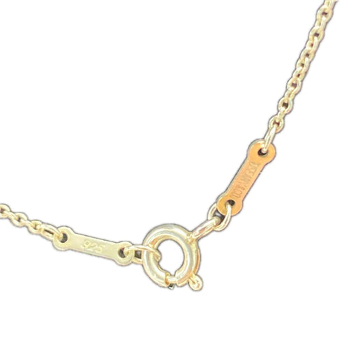 Open Heart Pendant Necklace Sterling Silver 15mm