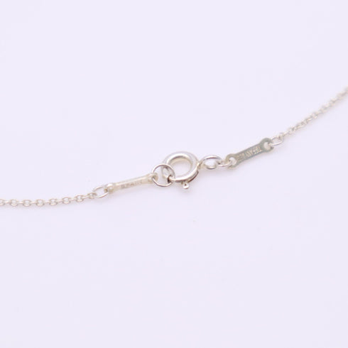 Open Heart Pendant Necklace Sterling Silver 15mm