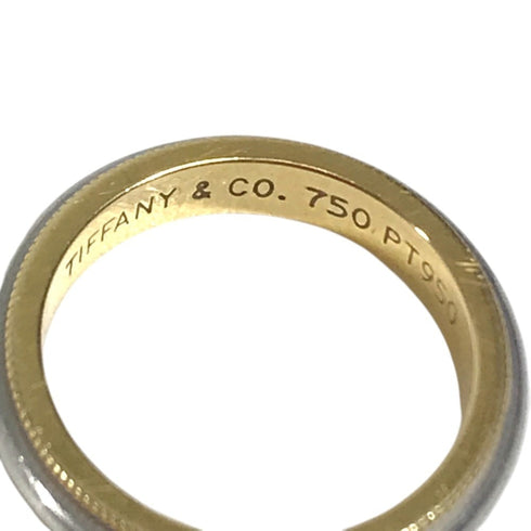 Milgrain Ring 18K Yellow Gold and Platinum
