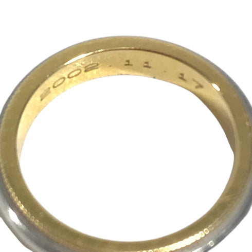 Milgrain Ring 18K Yellow Gold and Platinum