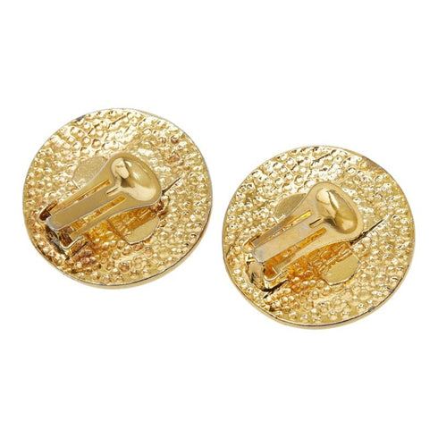 Earrings Gold-Tone Metal