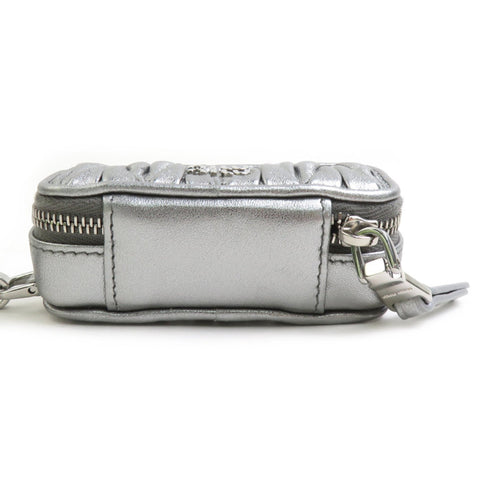 Charm Leather Silver Handbag Charm