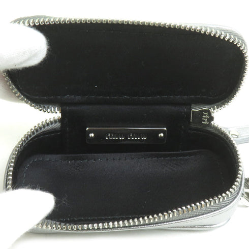 Charm Leather Silver Handbag Charm